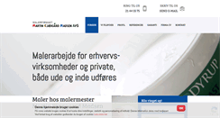 Desktop Screenshot of nordjyskmalermkm.dk
